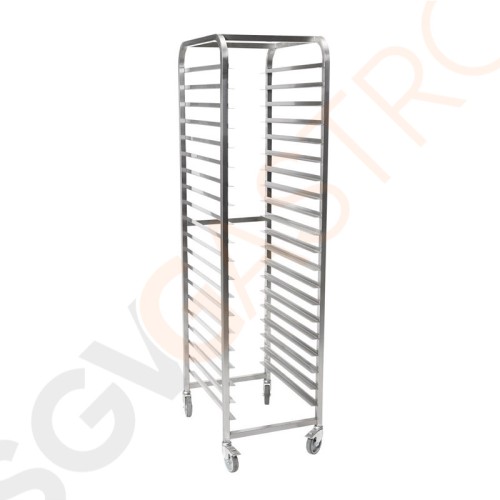 Gastro M Regalwagen 60 x 40cm 18 Etagen 180 x 65 x 46cm | 18 Etagen | Edelstahl