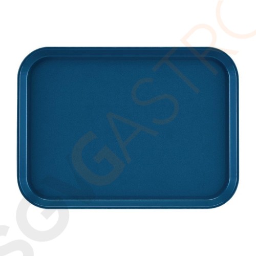 Cambro Epictread rechteckiges rutschfestes Fiberglastablett blau 35x27cm Größe: 35(B) x 27(T)cm