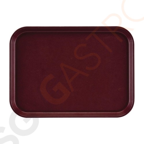 Cambro Epictread rechteckiges rutschfestes Fiberglastablett bordeaux 41,5x30,5cm Größe: 41,5(B) x 30,5(T)cm Cambro Epictread rechteckiges rutschfestes Fiberglastablett bordeaux 41,5x30,5cm Größe: 41,5(B) x 30,5(T)cm