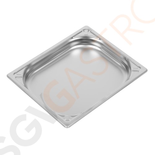 Vogue Strapazierfähiger GN-Behälter 1/2 Edelstahl 40mm Fassungsvermögen: 2,5L | GN 1/2 | Tiefe: 40mm