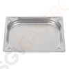 Vogue Strapazierfähiger GN-Behälter 1/2 Edelstahl 40mm Fassungsvermögen: 2,5L | GN 1/2 | Tiefe: 40mm