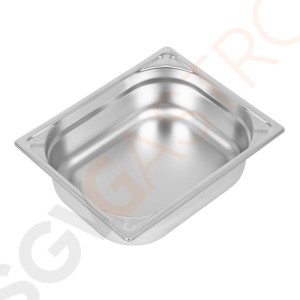 Vogue Strapazierfähiger GN-Behälter 1/2 Edelstahl 100mm Fassungsvermögen: 6,2L | GN 1/2 | Tiefe: 100mm
