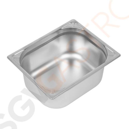 Vogue Strapazierfähiger GN-Behälter 1/2 Edelstahl 150mm Fassungsvermögen: 9L | GN 1/2 | Tiefe: 150mm