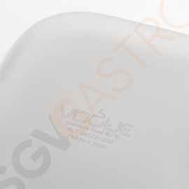 Vogue Strapazierfähiger GN-Behälter 1/2 Edelstahl 200mm Fassungsvermögen: 12L | GN 1/2 | Tiefe: 200mm
