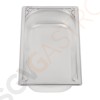 Vogue Strapazierfähiger GN-Behälter 1/3 Edelstahl 65mm Fassungsvermögen: 2,5L | GN 1/3 | Tiefe: 65mm Vogue Strapazierfähiger GN-Behälter 1/3 Edelstahl 65mm Fassungsvermögen: 2,5L | GN 1/3 | Tiefe: 65mm