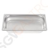 Vogue Strapazierfähiger GN-Behälter 1/3 Edelstahl 65mm Fassungsvermögen: 2,5L | GN 1/3 | Tiefe: 65mm Vogue Strapazierfähiger GN-Behälter 1/3 Edelstahl 65mm Fassungsvermögen: 2,5L | GN 1/3 | Tiefe: 65mm