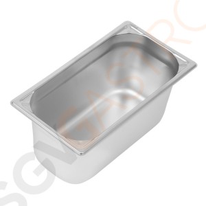 Vogue Strapazierfähiger GN-Behälter 1/3 Edelstahl 150mm Fassungsvermögen: 5,7L | GN 1/3 | Tiefe: 150mm