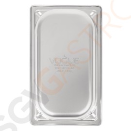 Vogue Strapazierfähiger GN-Behälter 1/4 Edelstahl 65mm Fassungsvermögen: 1,7L | GN 1/4 | Tiefe: 65mm