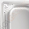 Vogue Strapazierfähiger GN-Behälter 1/4 Edelstahl 100mm Fassungsvermögen: 2,5L | GN 1/4 | Tiefe: 100mm