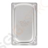 Vogue Strapazierfähiger GN-Behälter 1/4 Edelstahl 100mm Fassungsvermögen: 2,5L | GN 1/4 | Tiefe: 100mm