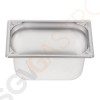 Vogue Strapazierfähiger GN-Behälter 1/4 Edelstahl 150mm Fassungsvermögen: 4L | GN 1/4 | Tiefe: 150mm