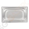 Vogue Strapazierfähiger GN-Behälter 1/4 Edelstahl 150mm Fassungsvermögen: 4L | GN 1/4 | Tiefe: 150mm