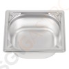 Vogue Strapazierfähiger GN-Behälter 1/6 Edelstahl 65mm Fassungsvermögen: 1L | GN 1/6 | Tiefe: 65mm