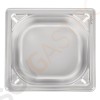 Vogue Strapazierfähiger GN-Behälter 1/6 Edelstahl 65mm Fassungsvermögen: 1L | GN 1/6 | Tiefe: 65mm