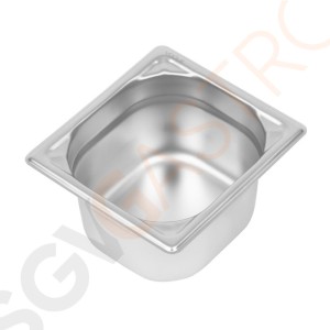 Vogue Strapazierfähiger GN-Behälter 1/6 Edelstahl 100mm Fassungsvermögen: 1,7L | GN 1/6 | Tiefe: 100mm Vogue Strapazierfähiger GN-Behälter 1/6 Edelstahl 100mm Fassungsvermögen: 1,7L | GN 1/6 | Tiefe: 100mm