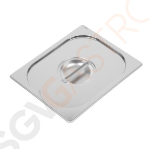 Vogue Strapazierfähiger Deckel für GN-Behälter 1/2 Edelstahl GN 1/2 | Passt auf die strapazierfähigen GN-Behälter 1/2 von Vogue