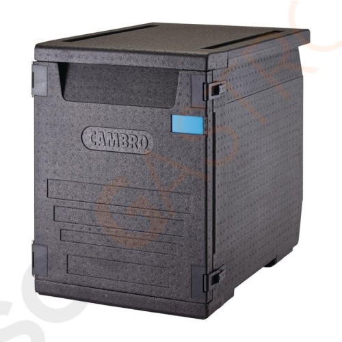 Cambro isolierter Frontlader Lebensmitteltransportbehälter 126L mit 6 Schienen Für 6 x 60x40cm Behälter Cambro isolierter Frontlader Lebensmitteltransportbehälter 126L mit 6 Schienen Für 6 x 60x40cm Behälter