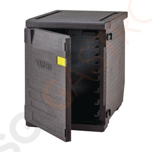 Cambro isolierter Frontlader Lebensmitteltransportbehälter 155L mit verstellbaren Schienen Für 60x40cm Behälter | Verstellbare Schienen