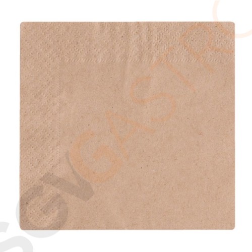 Vegware Kompostierbare ungebleichte Servietten 324cm 2-lagig | 4000 Stück Vegware Kompostierbare ungebleichte Servietten 324cm 2-lagig | 4000 Stück