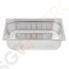 Vogue Strapazierfähiger, gelochter GN-Behälter 1/1 Edelstahl 150mm Fassungsvermögen: 13,5L | GN 1/1 | Tiefe: 150mm