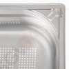 Vogue Strapazierfähiger, gelochter GN-Behälter 1/2 Edelstahl 100mm Fassungsvermögen: 6,2L | GN 1/2 | Tiefe: 100mm