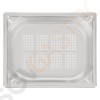 Vogue Strapazierfähiger, gelochter GN-Behälter 1/2 Edelstahl 65mm Fassungsvermögen: 4L | GN 1/2 | Tiefe: 65mm