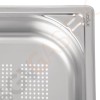 Vogue Strapazierfähiger, gelochter GN-Behälter 1/2 Edelstahl 65mm Fassungsvermögen: 4L | GN 1/2 | Tiefe: 65mm