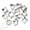 Vogue Ausstechformen Set 10cm Durchmesser: 10cm | Stahl | 12-teiliges Set