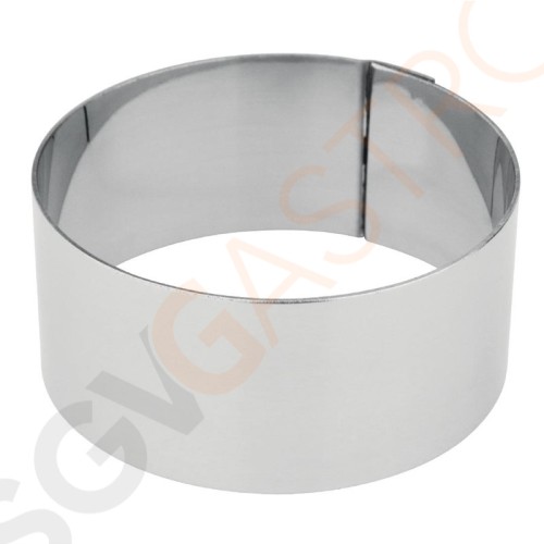 Mini-Tortenring 6,2cm Maße: 3(H) x 6,2(Ø)cm Mini-Tortenring 6,2cm Maße: 3(H) x 6,2(Ø)cm