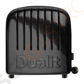 Dualit Toaster 40344 schwarz 4 Schlitze 2,2kW/230V | 4 Schlitze | 130 Scheiben pro Stunde