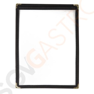 Olympia Einsteckhülle schwarz A5 2 Seiten E290 | A5