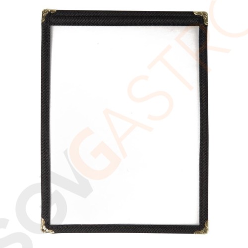 Olympia Einsteckhülle schwarz A5 2 Seiten E290 | A5