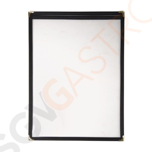 Olympia Einsteckhülle schwarz A4 2 Seiten E292 | A4