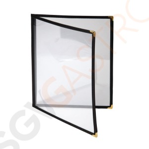 Olympia Einsteckhülle schwarz A4 4 Seiten E293 | A4