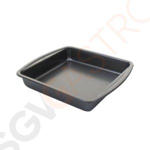 Avanti quadratische Kuchenform 23cm Mit Antihaftbeschichtung | 23 x 23 x 4,5cm | Aluminium
