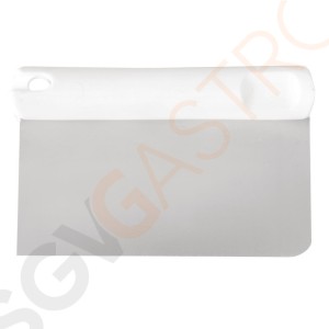 Flexibler Teigschaber MAße: 8,2(B) x 13,5(L)cm | Metall | Flexibles Blatt Flexibler Teigschaber MAße: 8,2(B) x 13,5(L)cm | Metall | Flexibles Blatt