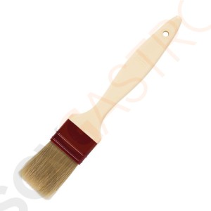 Matfer Backpinsel Naturborsten 4,5cm Borsten: 4,5cm breit | Flach | Kunststoffgriff | Geschirrspülergeeignet