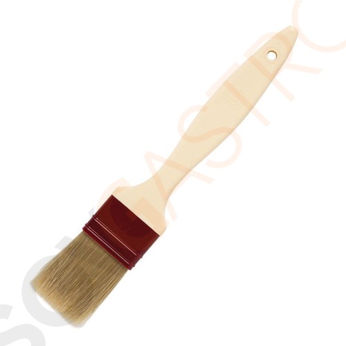 Matfer Backpinsel Naturborsten 4,5cm Borsten: 4,5cm breit | Flach | Kunststoffgriff | Geschirrspülergeeignet