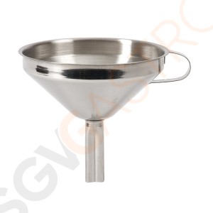 Trichter Edelstahl 12,5cm Trichter, Edelstahl, 12,5 cm.