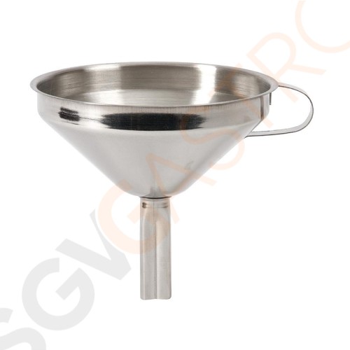 Trichter Edelstahl 12,5cm Trichter, Edelstahl, 12,5 cm. Trichter Edelstahl 12,5cm Trichter, Edelstahl, 12,5 cm.