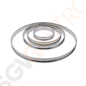 Matfer Flacher Tortenring glatt 16cm Maße: 2(H) x 16(Ø)cm Matfer Flacher Tortenring glatt 16cm Maße: 2(H) x 16(Ø)cm