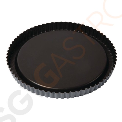 Matfer Tortenbodenform Antihaft 25cm Mit gewelltem Rand | 2,5(H) x 25(Ø)cm