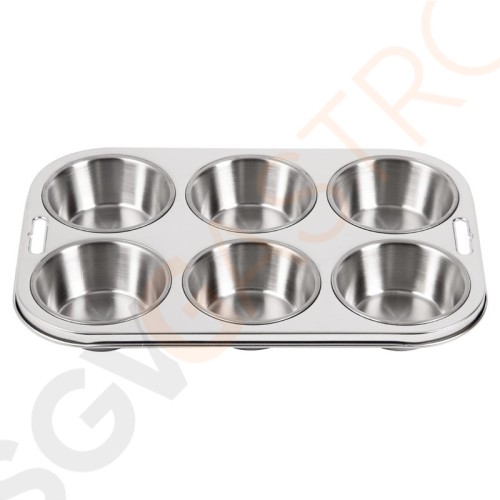Vogue tiefes Muffinblech 6 Muffins 27(B) x 19(L)cm