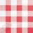 Wachstischdecke rot-weiß kariert 89cm 89 x 89cm | PVC | rot-weiß