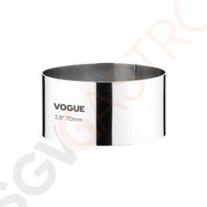 Matfer Flacher Moussering 7cm 3,5(H) x 7(Ø)cm | Einzeln verkauft Matfer Flacher Moussering 7cm 3,5(H) x 7(Ø)cm | Einzeln verkauft