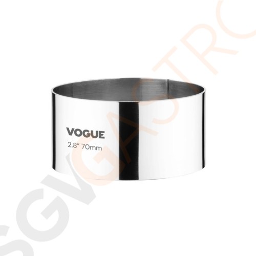 Matfer Flacher Moussering 7cm 3,5(H) x 7(Ø)cm | Einzeln verkauft