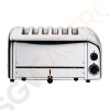 Dualit Toaster 60144 Chrom 6 Schlitze 3kW/230V | 6 Schlitze | Edelstahl | 195 Scheiben pro Stunde