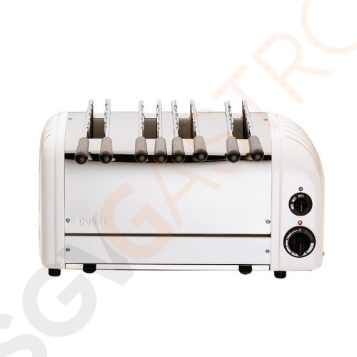 Dualit Sandwichtoaster 41034 weiß 4 Schlitze 2,7kW/230V | 4 Schlitze | 80 Scheiben pro Stunde