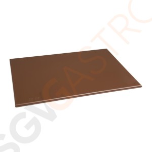 Hygiplas antibakterielles Schneidebrett mit hoher Dichte braun Schneidebrett braun.