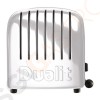 Dualit Toaster 40355 weiß 4 Schlitze 2,2kW/230V | 4 Schlitze | 130 Scheiben pro Stunde